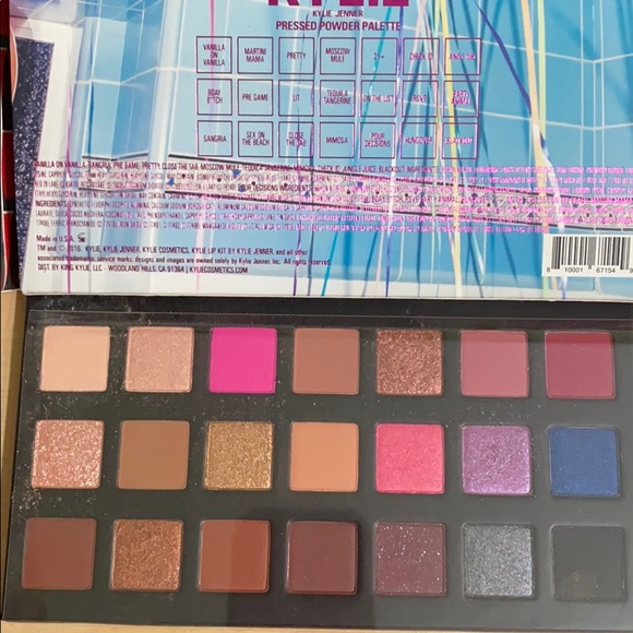 SIPPING PRETTY KYLIE EYESHADOW PALETTE USED - Picture 4 of 4